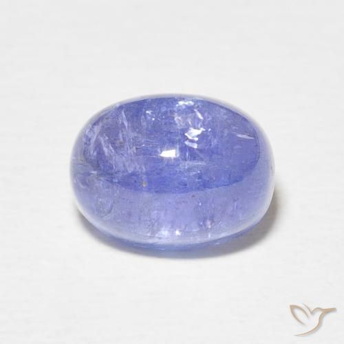 Tanzanite Bleu violet intense naturelle ovale, 3.73 ct, Translucide