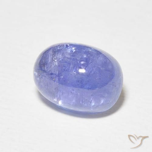 Tanzanite Bleu violet intense naturelle ovale, 3.73 ct, Translucide