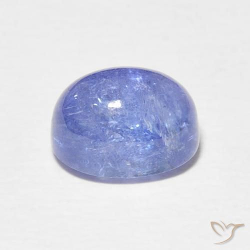 Tanzanite Bleu violet intense naturelle ovale, 3.73 ct, Translucide
