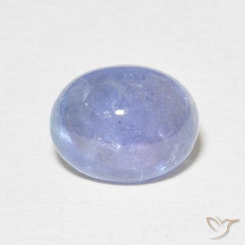 3.65ct Naturel Bleu violacé léger Tanzanite, ovale, Transparent