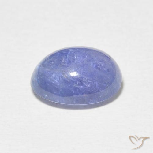 Tanzanite Bleu violacé léger naturelle ovale, 3.65 ct, Transparent