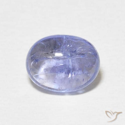 2.83ct Naturel Bleu violet clair Tanzanite, ovale, Transparent