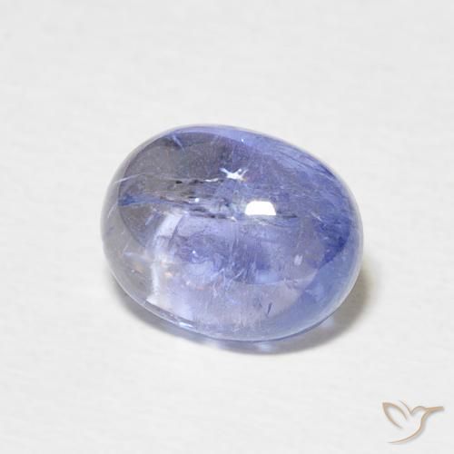 Tanzanite Bleu violet clair naturelle ovale, 2.83 ct, Transparent