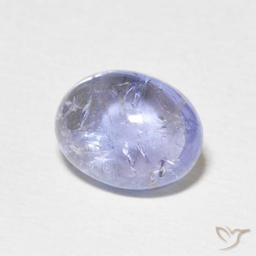 Tanzanite Bleu violacé léger naturelle ovale, 3.51 ct, Transparent