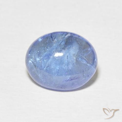Tanzanite Bleu clair naturelle ovale, 3.40 ct, Transparent