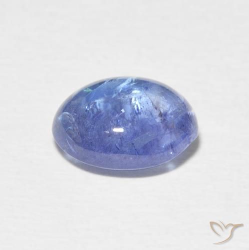 Tanzanite Bleu clair naturelle ovale, 3.40 ct, Transparent