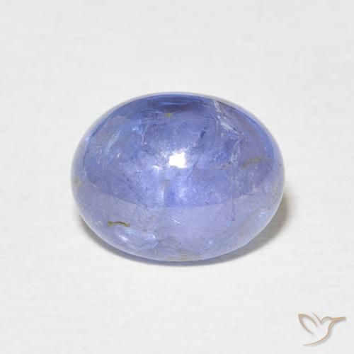 3.69ct Naturel Violet Bleu Tanzanite, ovale, Transparent