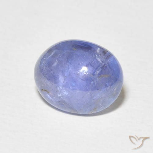 Tanzanite Violet Bleu naturelle ovale, 3.69 ct, Transparent