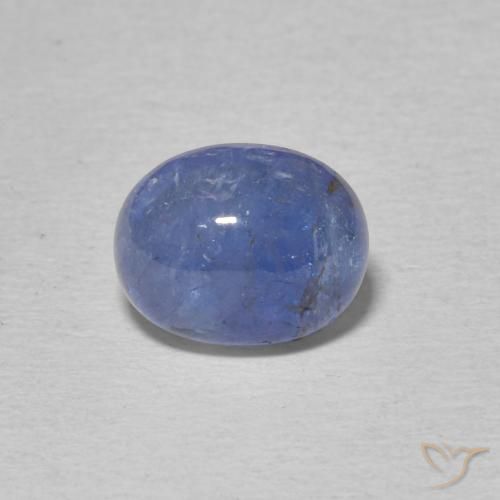 Tanzanite Bleu violet intense naturelle ovale, 2.86 ct, Translucide