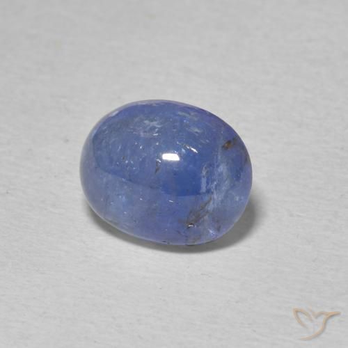 Tanzanite Bleu violet intense naturelle ovale, 2.86 ct, Translucide