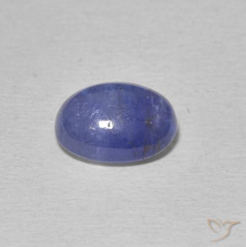 Tanzanite Bleu violet intense naturelle ovale, 2.86 ct, Translucide