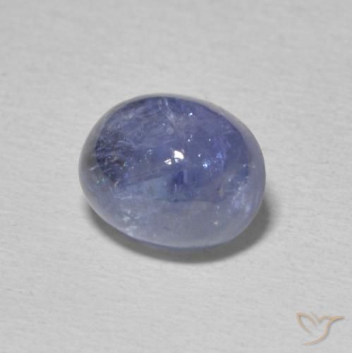 Tanzanite Violet Bleu naturelle ovale, 5.08 ct, Transparent