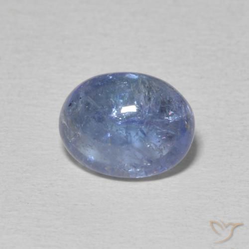 Tanzanite Bleu violacé léger naturelle ovale, 3.34 ct, Transparent