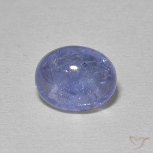 3.74ct Naturel Bleu violet intense Tanzanite, ovale, Transparent
