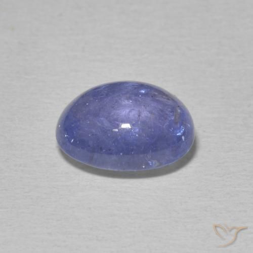 Tanzanite Bleu violet intense naturelle ovale, 3.74 ct, Transparent