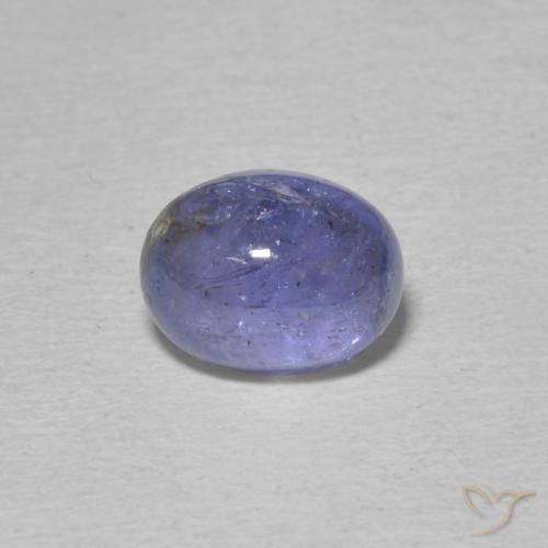 Tanzanite Bleu violet intense naturelle ovale, 2.55 ct, Transparent