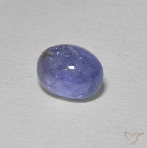 Tanzanite Bleu violet intense naturelle ovale, 2.55 ct, Transparent