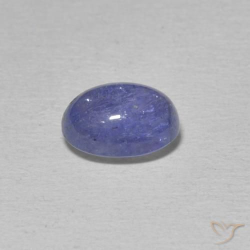 Tanzanite Bleu violet intense naturelle ovale, 2.55 ct, Transparent