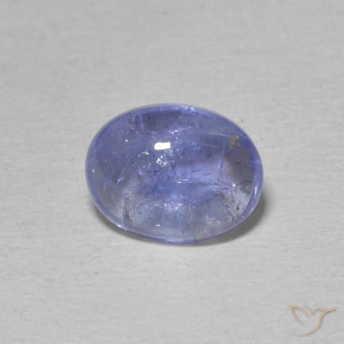 Tanzanite Bleu violet intense naturelle ovale, 2.52 ct, Transparent