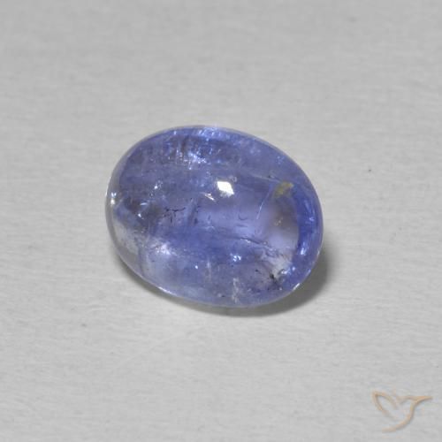 Tanzanite Bleu violet intense naturelle ovale, 2.52 ct, Transparent