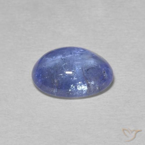 Tanzanite Bleu violet intense naturelle ovale, 2.52 ct, Transparent