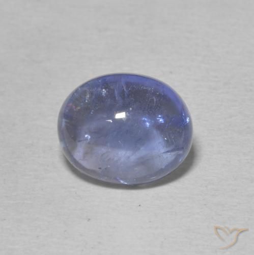 3.73ct Naturel Bleu violet intense Tanzanite, ovale, Transparent