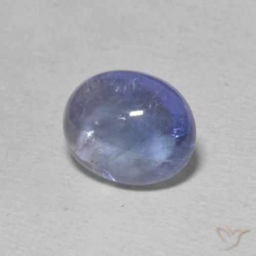 Tanzanite Bleu violet intense naturelle ovale, 3.73 ct, Transparent