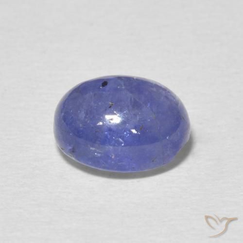 Tanzanite Bleu violet intense naturelle ovale, 3.23 ct, Translucide