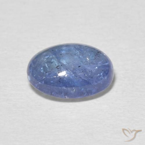 Tanzanite Bleu clair naturelle ovale, 2.37 ct, Transparent