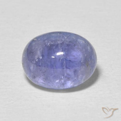 3.59ct Naturel Bleu violet intense Tanzanite, ovale, Transparent