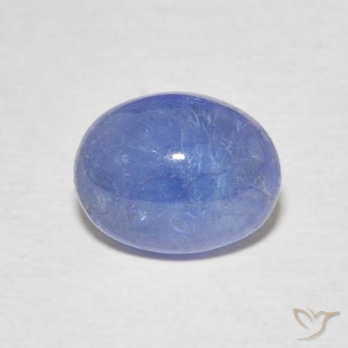Tanzanite Bleu foncé naturelle ovale, 2.49 ct, Translucide