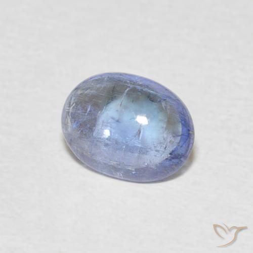 Tanzanite Bleu clair naturelle ovale, 1.52 ct, Transparent