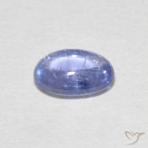 Tanzanite Bleu clair naturelle ovale, 1.52 ct, Transparent