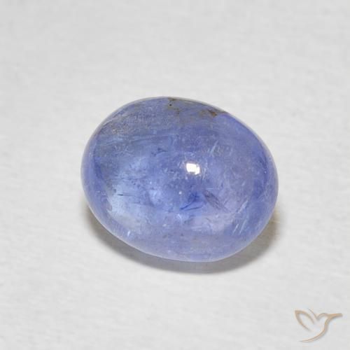 Tanzanite Bleu clair naturelle ovale, 2.45 ct, Transparent
