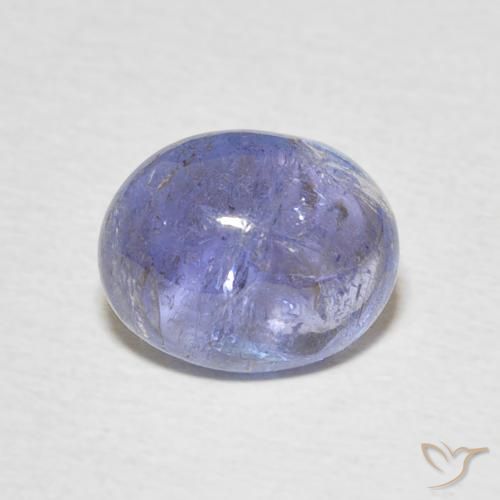 Tanzanite Bleu violet intense naturelle ovale, 3.57 ct, Transparent