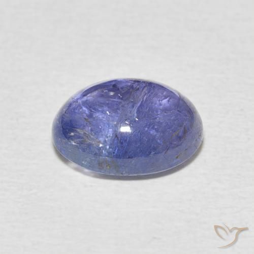 Tanzanite Bleu violet intense naturelle ovale, 3.57 ct, Transparent
