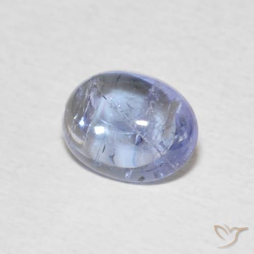 Tanzanite Bleu bébé naturelle ovale, 1.40 ct, Transparent