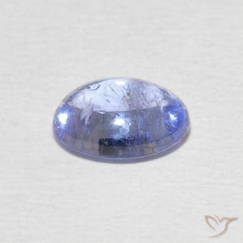 Tanzanite Bleu bébé naturelle ovale, 1.40 ct, Transparent