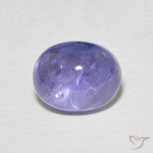 Tanzanite Bleu violet intense naturelle ovale, 3.22 ct, Transparent
