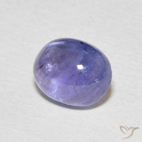 Tanzanite Bleu violet intense naturelle ovale, 3.22 ct, Transparent