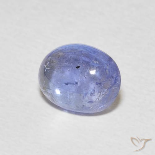 Tanzanite Bleu violacé léger naturelle ovale, 2.50 ct, Transparent