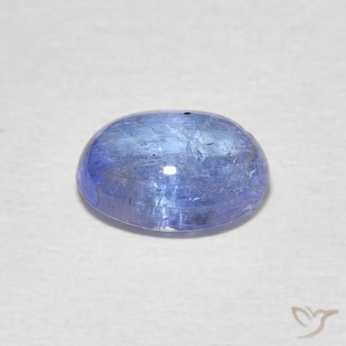 Tanzanite Bleu violacé léger naturelle ovale, 2.50 ct, Transparent