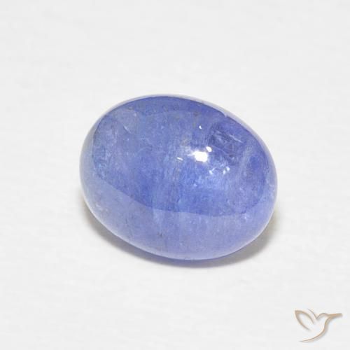 Tanzanite Bleu foncé naturelle ovale, 2.36 ct, Translucide
