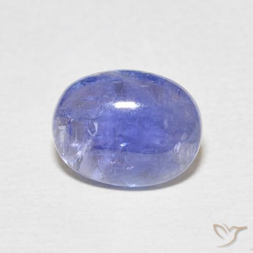 Tanzanite Bleu violet intense naturelle ovale, 2.88 ct, Transparent