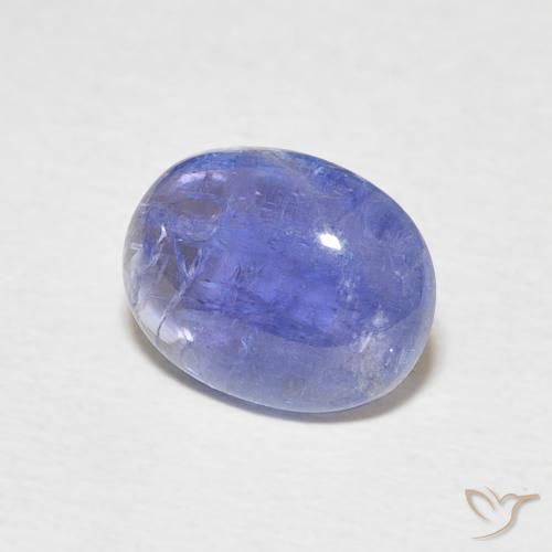 Tanzanite Bleu violet intense naturelle ovale, 2.88 ct, Transparent