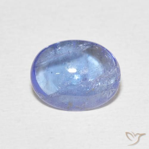 2.87ct Naturel Bleu violet clair Tanzanite, ovale, Transparent