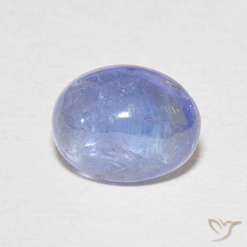 Tanzanite Bleu foncé naturelle ovale, 3.32 ct, Transparent
