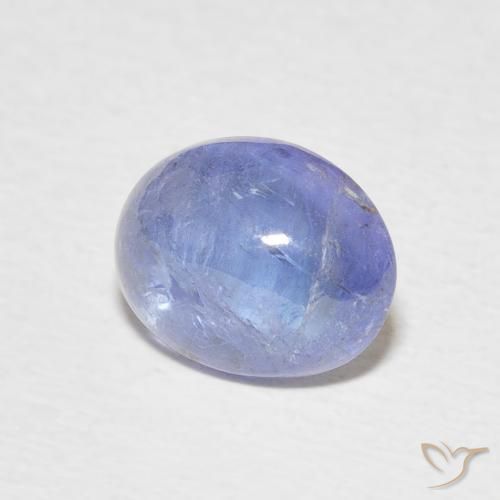 Tanzanite Bleu foncé naturelle ovale, 3.32 ct, Transparent