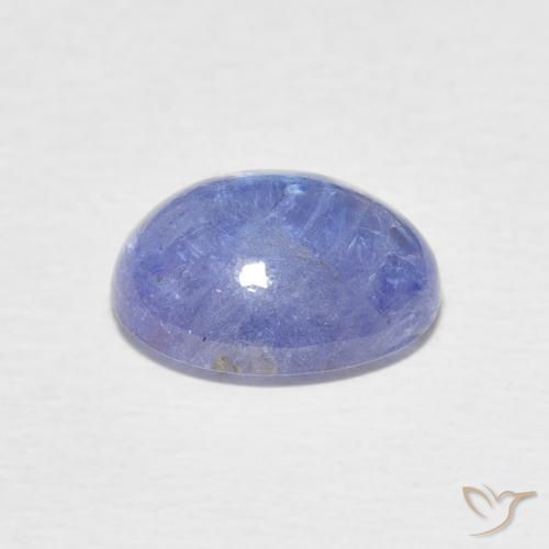 Tanzanite Bleu foncé naturelle ovale, 3.32 ct, Transparent