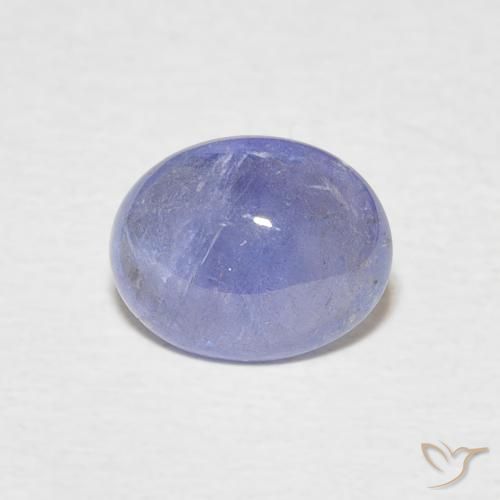 Tanzanite Bleu violet intense naturelle ovale, 2.03 ct, Transparent